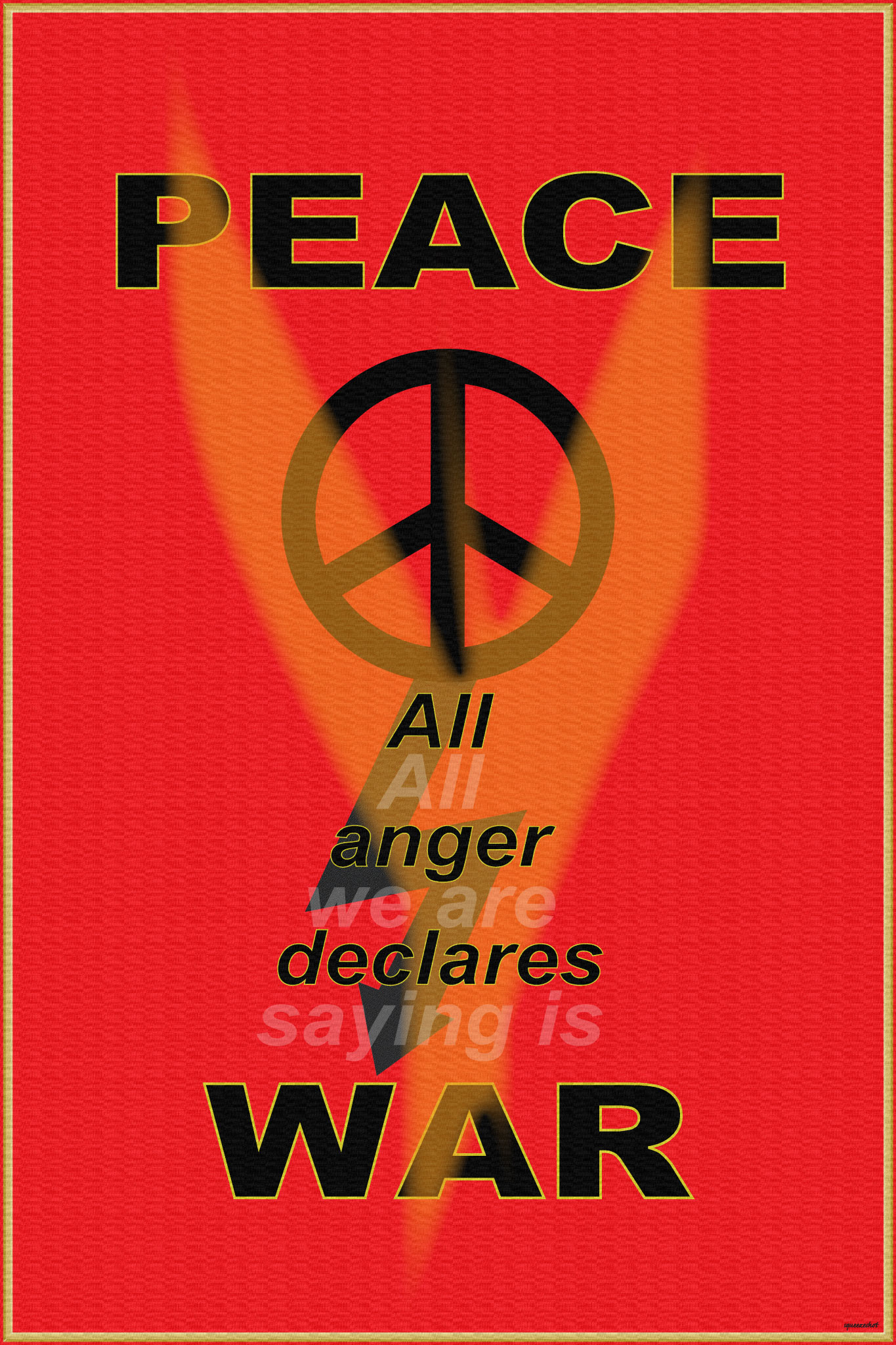 peace / war